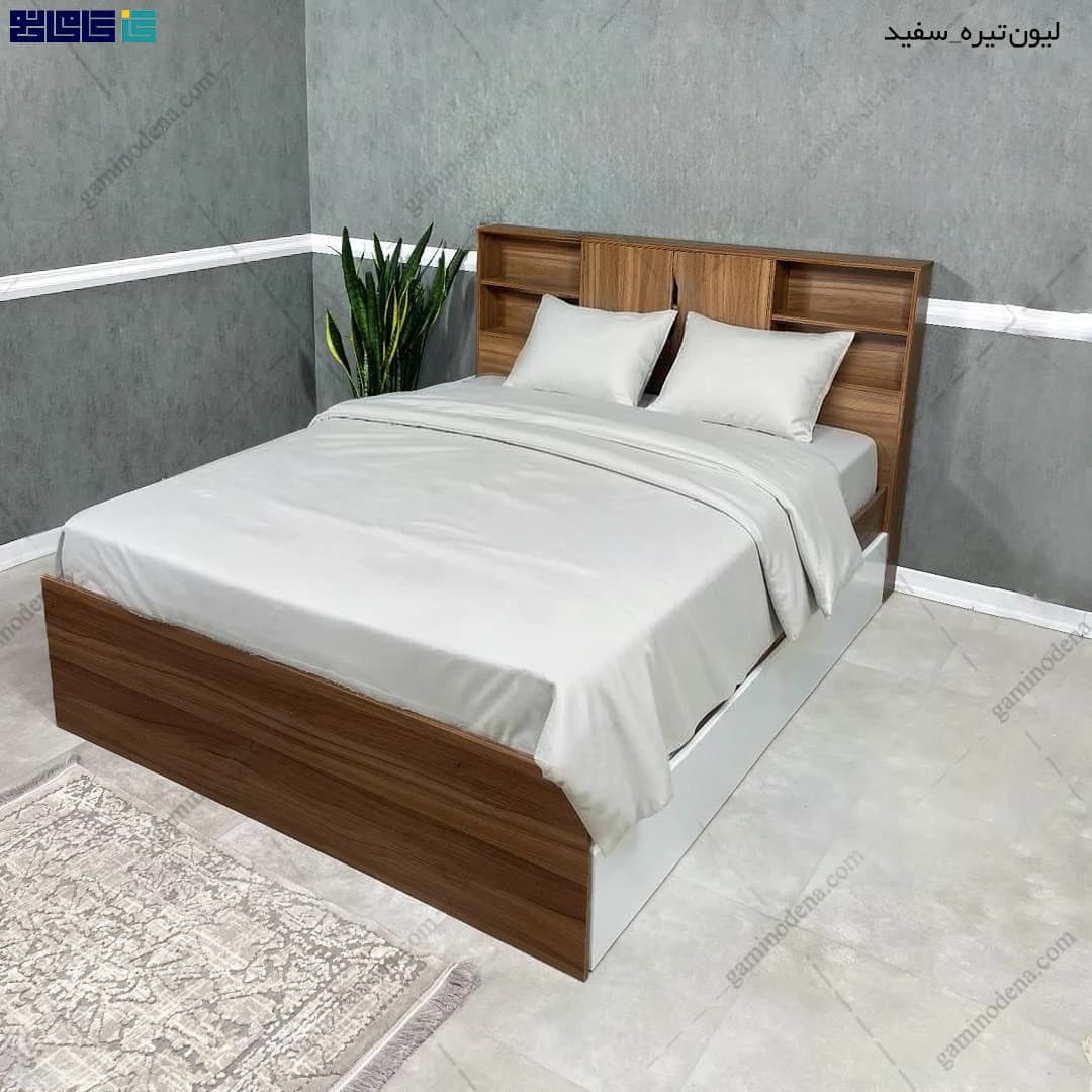 تخت خواب مدرن کشودار سلنا دو نفره
