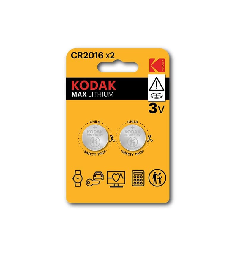باتری سکه‌ ای 2 عددی کداک Kodak CR 2016