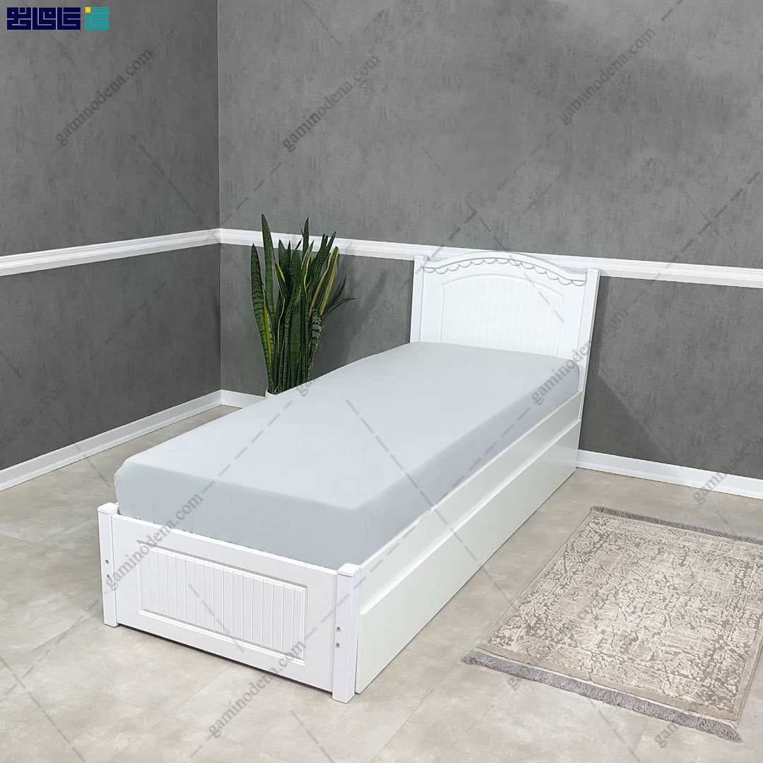 تخت خواب کشودار وکیوم صبا یک نفره