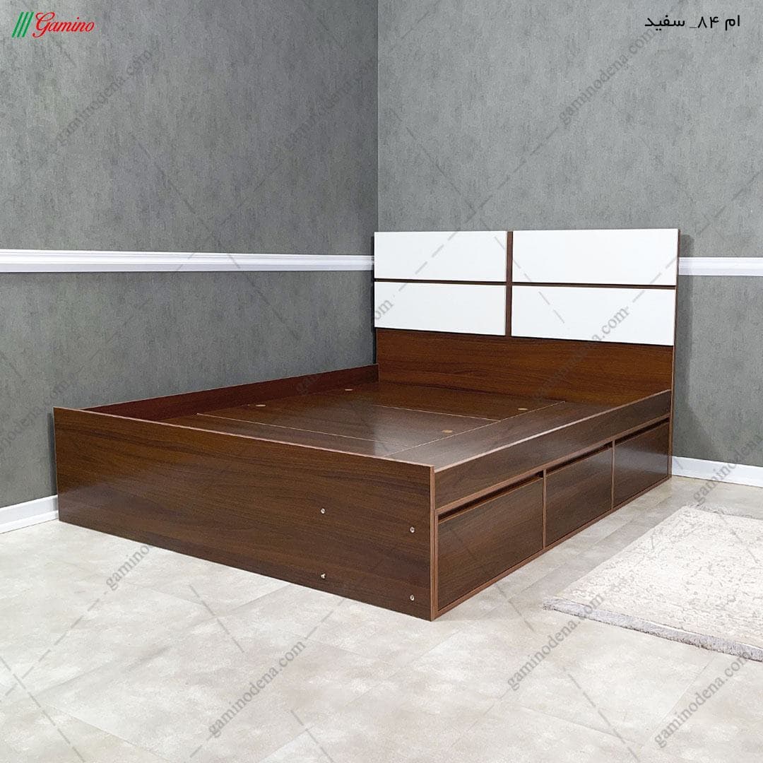 تخت خواب مدرن و دخترانه طنین دو نفره