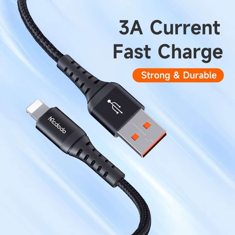کابل مک دودو Mcdodo CA-226 از نوع USB-A به Lightning با طول 1 متر — تصویر ۳