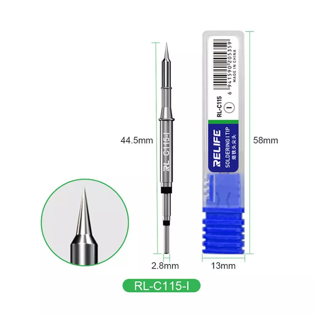 نوک هویه سر صاف Relife RL-C115-I