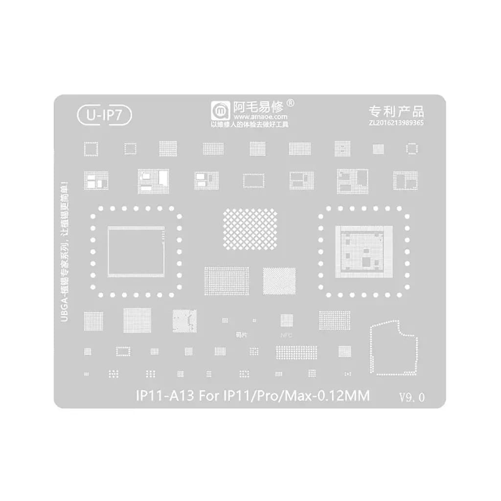 شابلون Amaoe U-IP7 مناسب iPhone 11/Pro/Pro Max