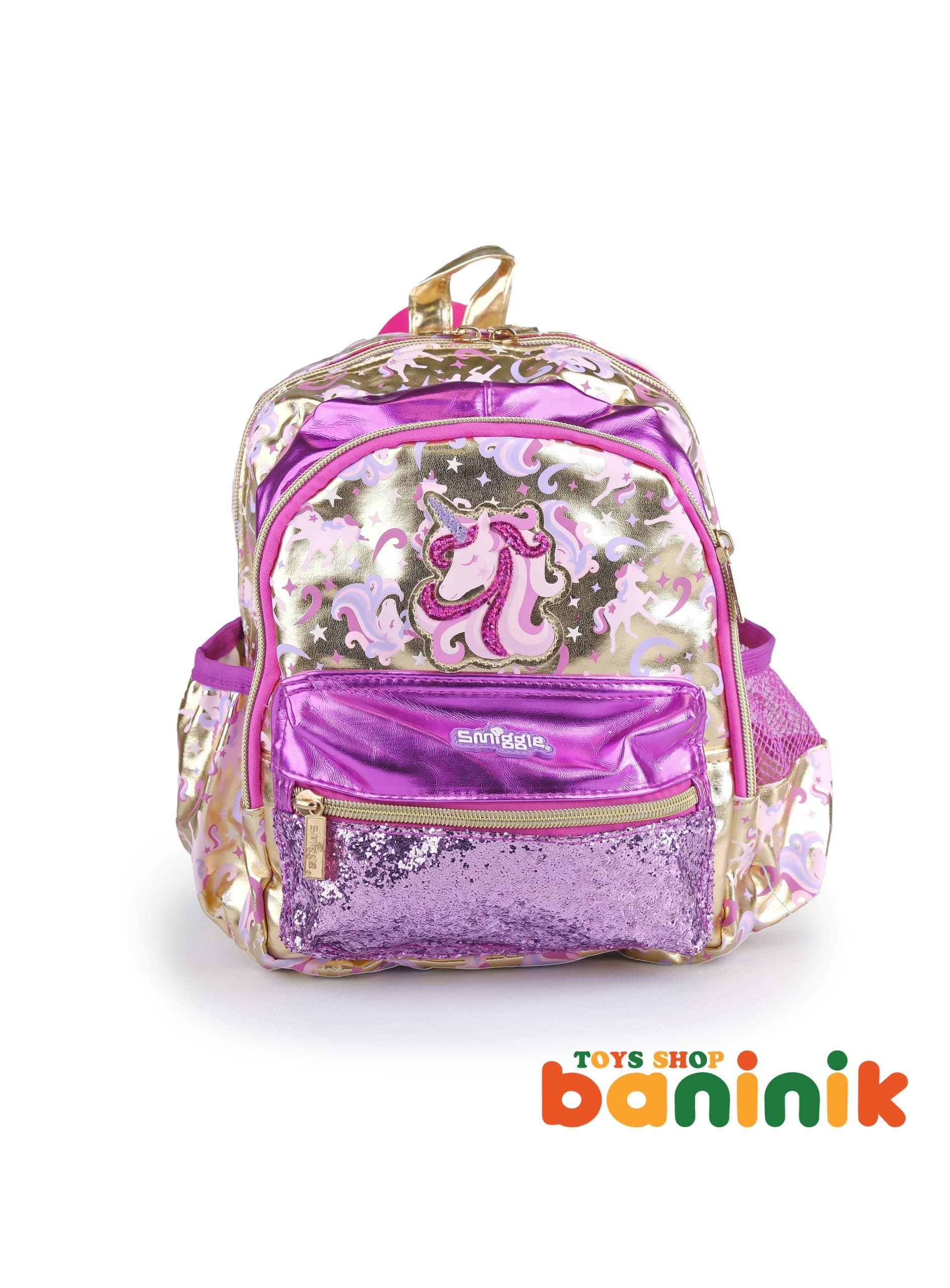 کوله پشتی اورجینال یونیکورن pink Unicorn smiggle G01