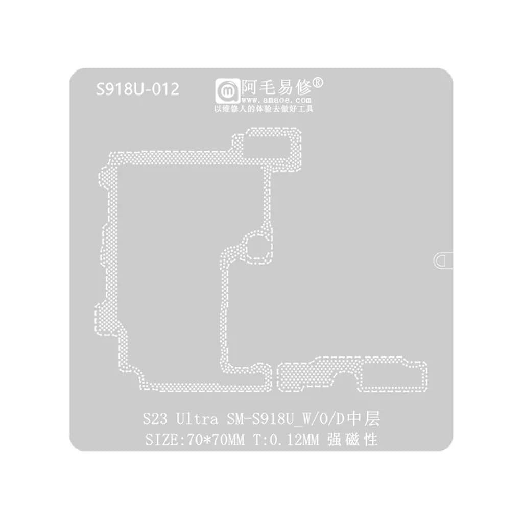 شابلون طبقات S23 Ultra سامسونگ Amaoe S918U-012