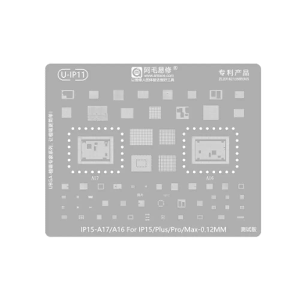 شابلون Amaoe U-IP11 مناسب iPhone 15/Pro/Pro Max/Plus