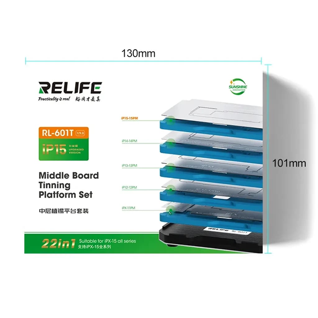 شابلون طبقات Relife RL-601T آیفون X تا 16 پرومکس — تصویر ۶