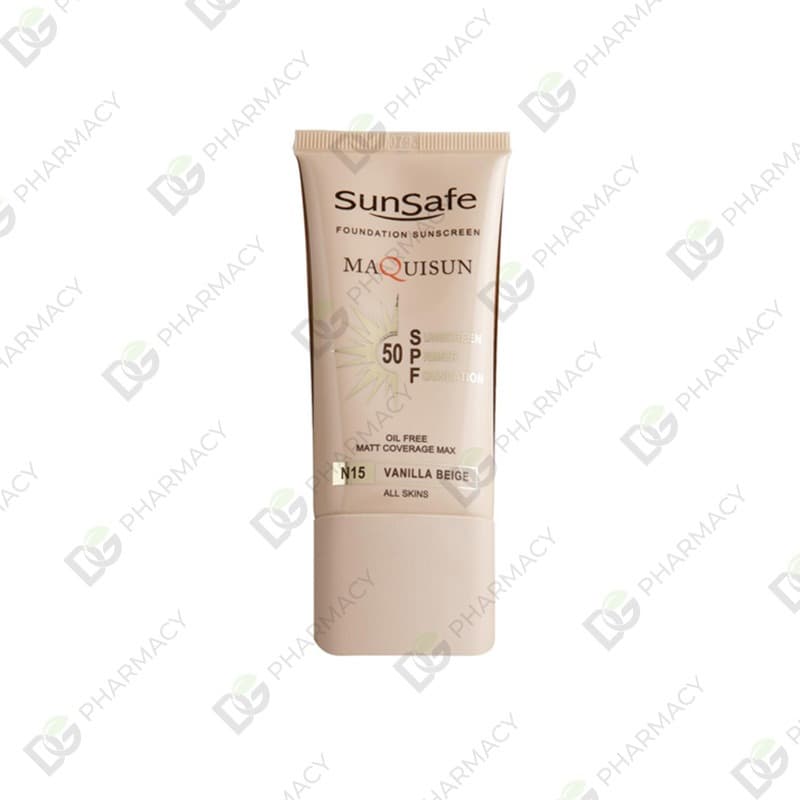 ضد آفتاب کرم پودری و پرایمری مکی سان SPF50 سان سیف بژوانیلی