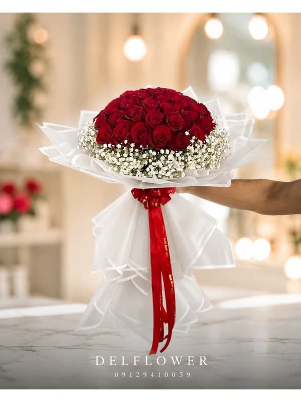 گل برای تبریک صاحب برند شدن
