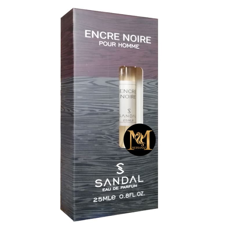 عطر جیبی مردانه صندل مدل لالیك مشكی حجم 25 میلی لیتر