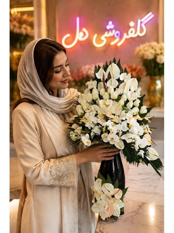 سبد گل افتتاحیه کلینیک | خرید سبد گل مناسب افتتاح کلینیک