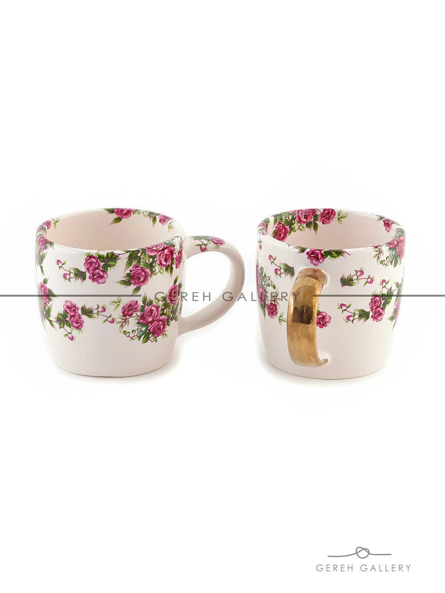 ماگ طرح گل سرخی