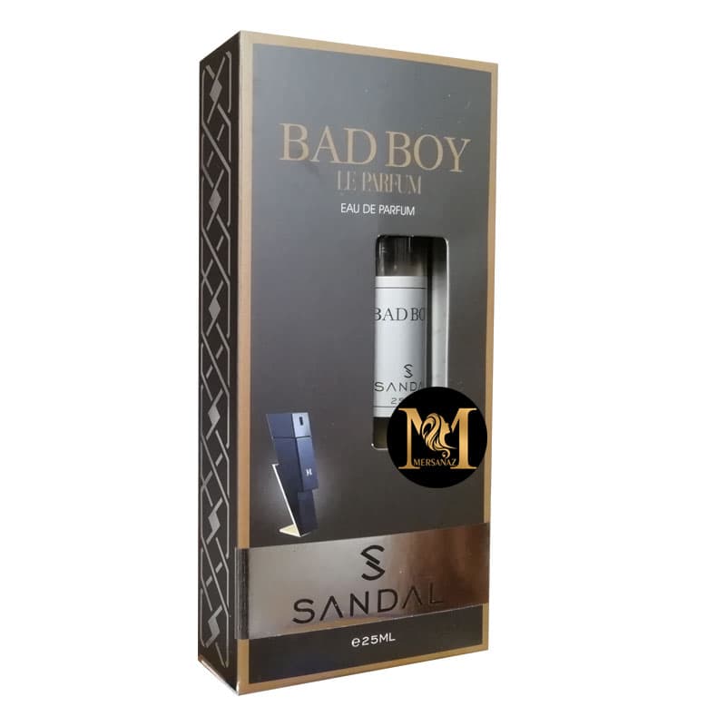 عطرجیبی مردانه صندل مدل بد بوی حجم 25 میلی لیتر