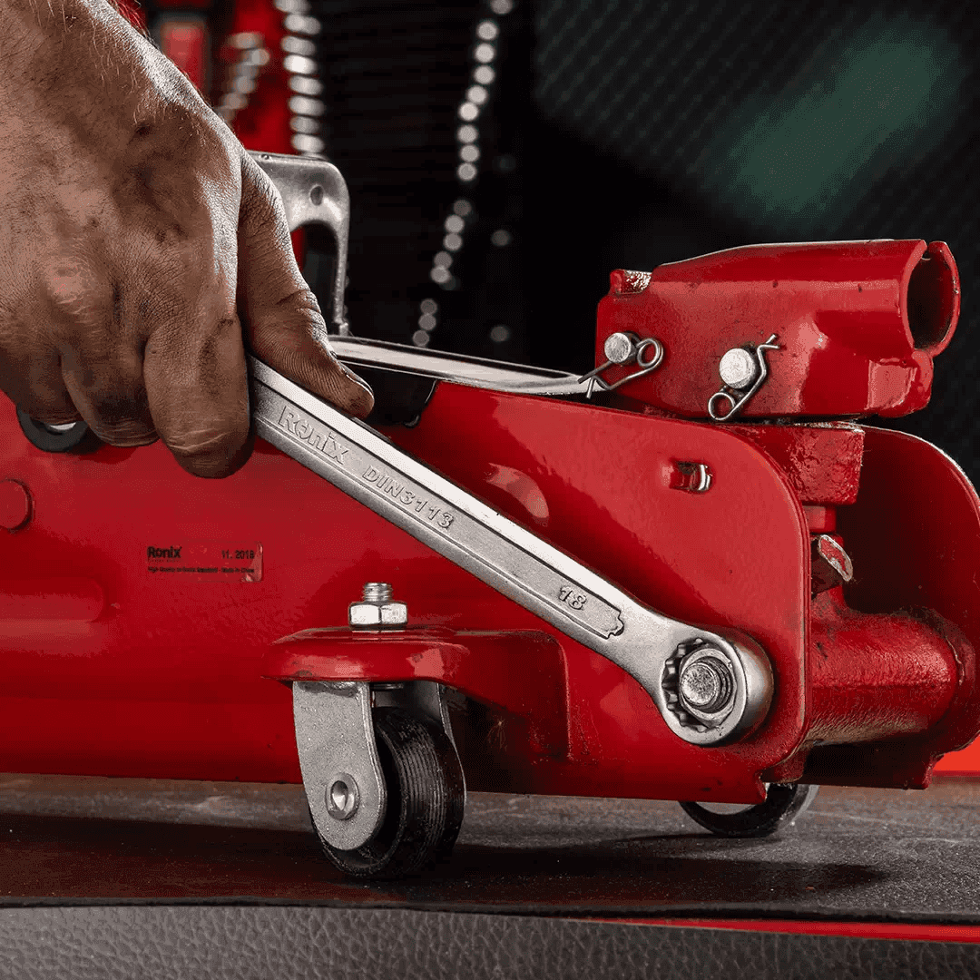آچار یک سر تخت یک سر رینگ 18 میلی متری رونیکس کد RH2118