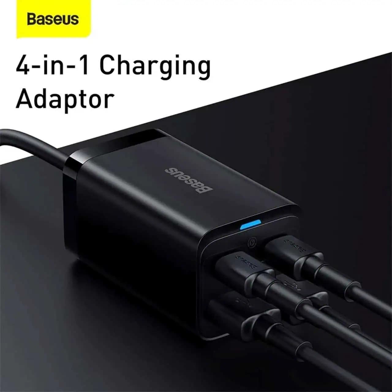 شارژر رومیزی باسئوس فست مدل CCGP040101 65W – مشکی — تصویر ۲