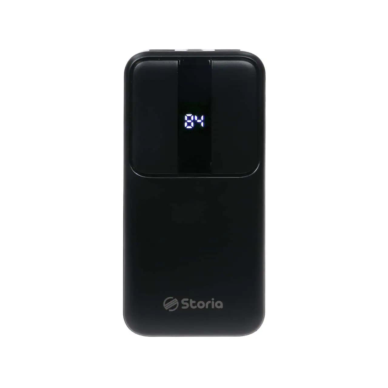 پاوربانک استوریا مدل ST-PB01 22.5W با ظرفیت 10000 میلی آمپر – مشکی — تصویر ۶