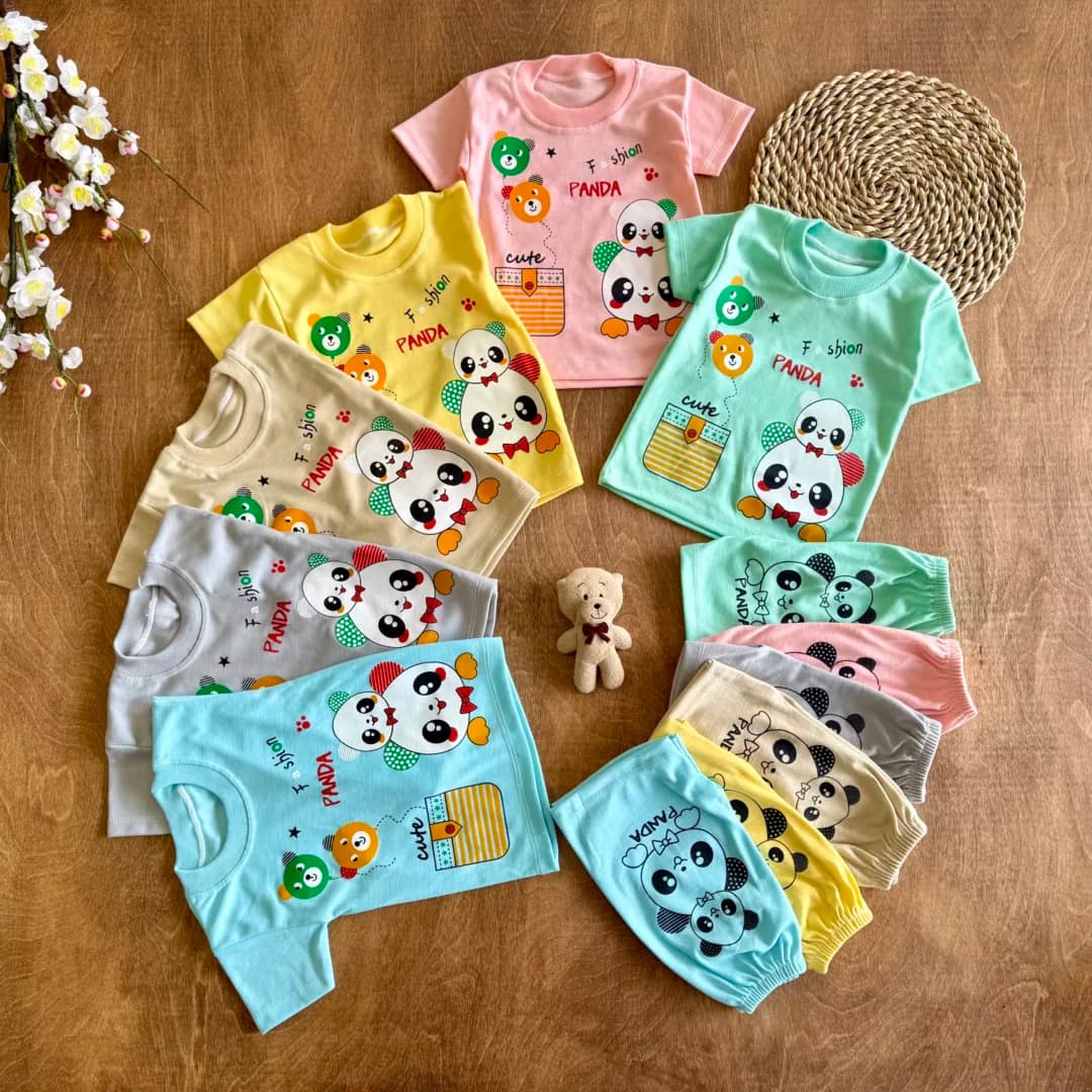 تیشرت شلوارک پاندا و خرس fashion cute کد 5966