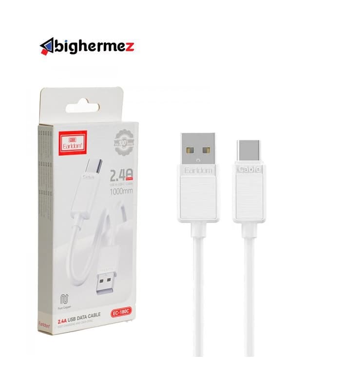 کابل شارژ TYPE-C ارلدام مدل EC-180C طول 1 متر