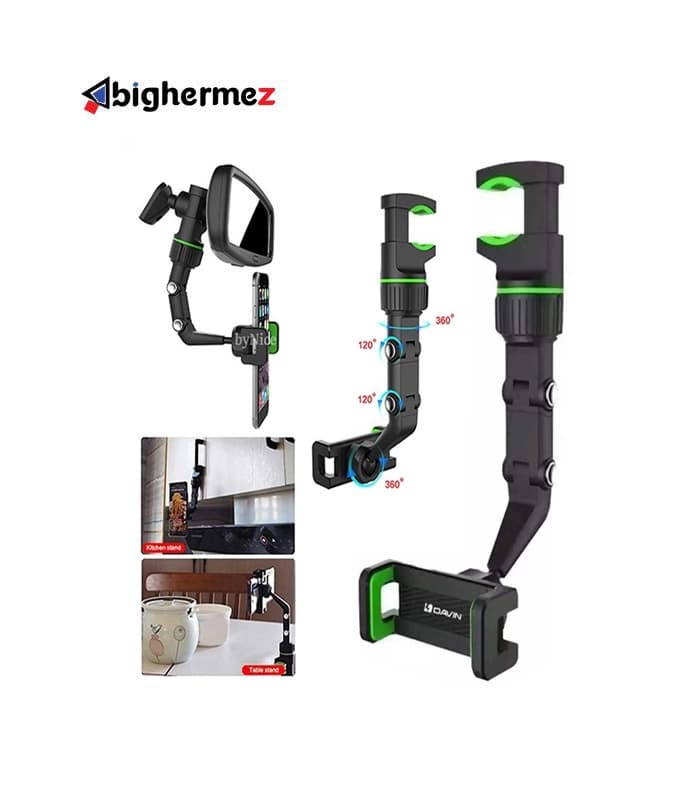 هولدر گوشی موبایل قابل اتصال به لبه میز و تخت داوین DV37