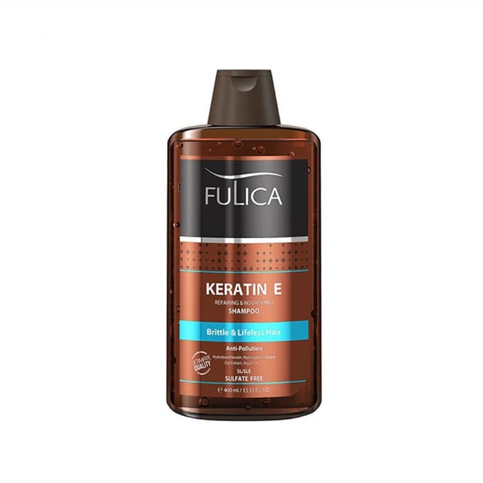 شامپو فولیکا بدون سولفات ترمیم کننده مو حاوی کراتین و روغن آرگان Fulica