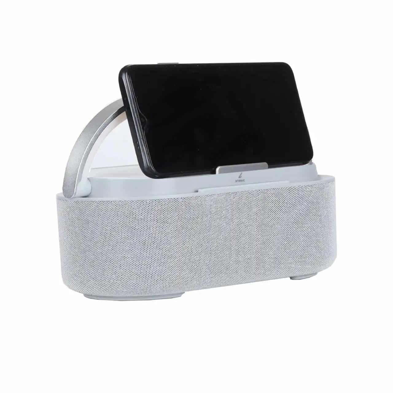 اسپیکر بی سیم دیوریکس قابل حمل و شارژر وایرلس مدل DX-W100 – طوسی — تصویر ۸