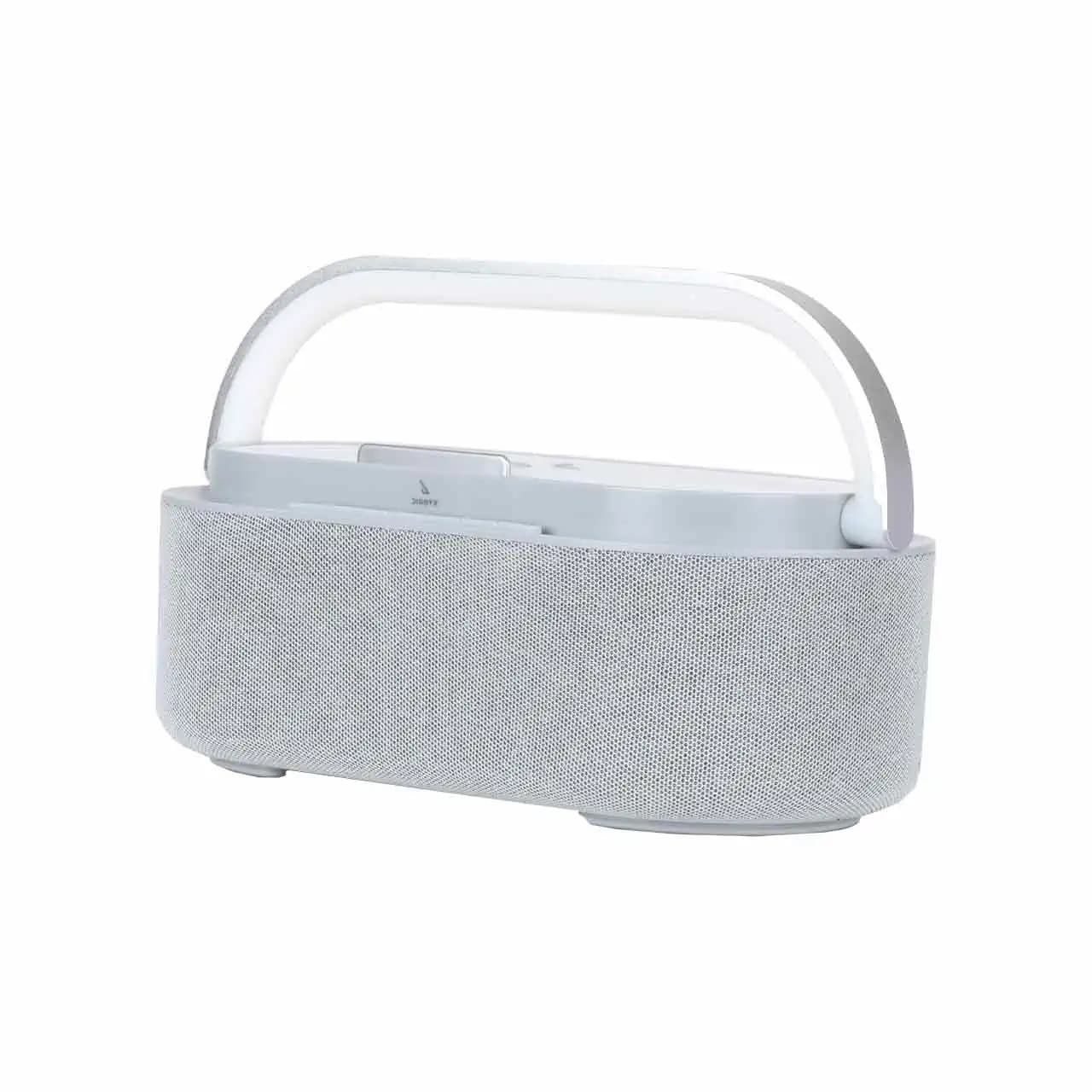 اسپیکر بی سیم دیوریکس قابل حمل و شارژر وایرلس مدل DX-W100 – طوسی — تصویر ۷