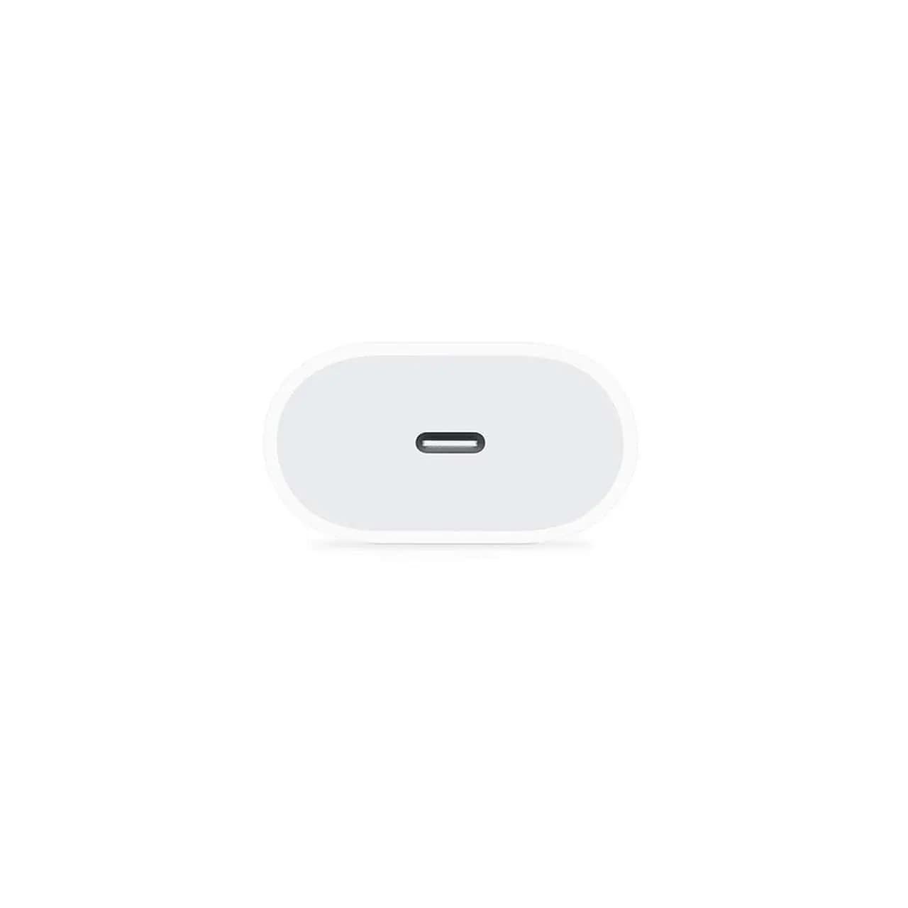 شارژر دیواری اپل 20 وات USB-C دو پین مدل A2347 ZMA – سفید – اصلی — تصویر ۲
