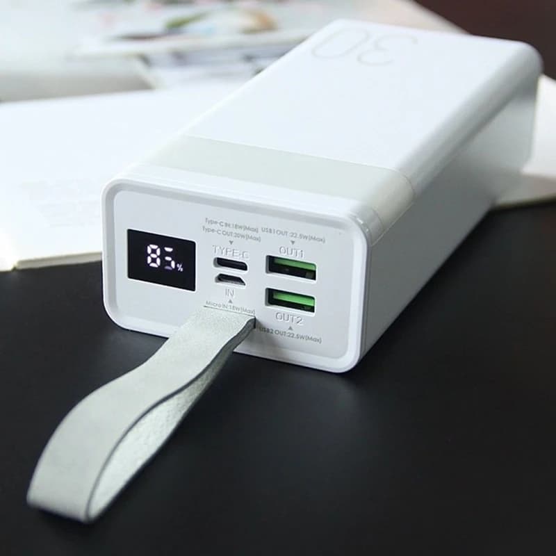 پاوربانک ریمکس مدل RPP-320 ظرفیت ۳۰ هزار میلی آمپر — تصویر ۳