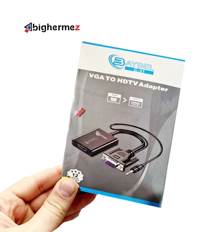تبدیل VGA به HDMI بایبل مدل C-31 — تصویر ۲