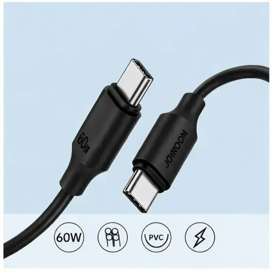 کابل شارژ سریع USB-C به USB-C جویروم مدل S-A9 طول 1 متر — تصویر ۳