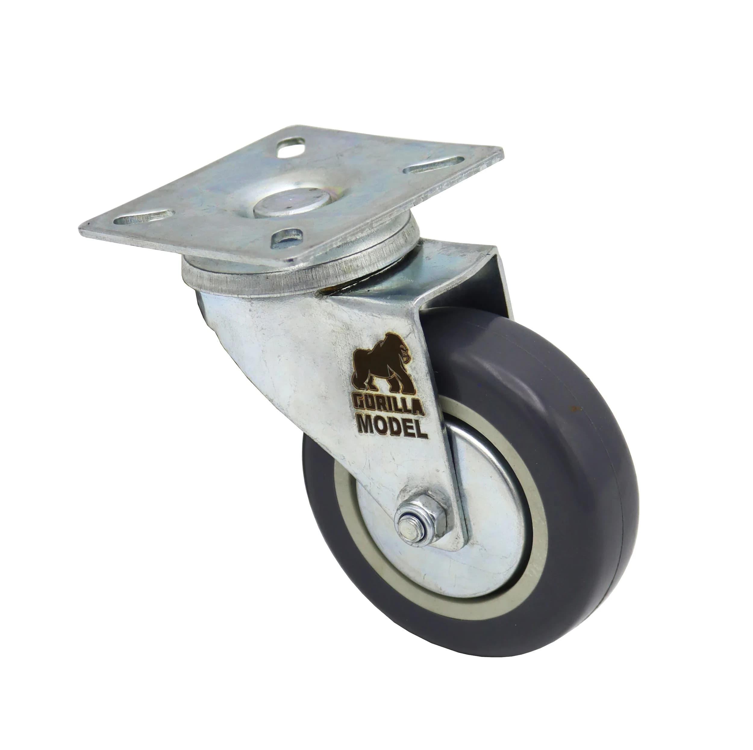 چرخ گردان کفی دار مدل گوریلا کد YP-LASTIC-KAFI-75MM