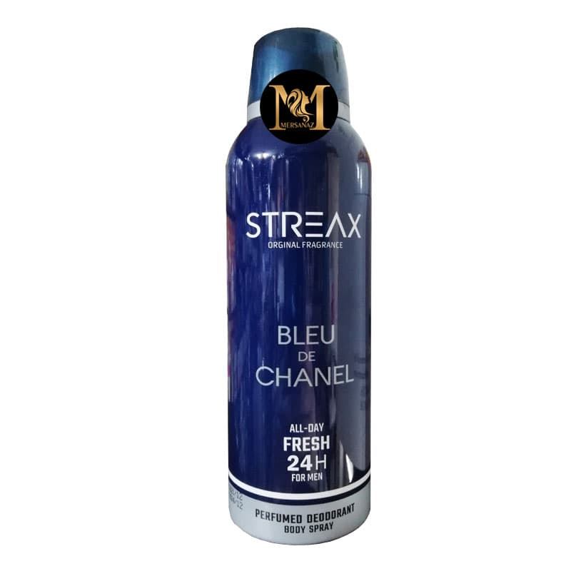 اسپری بدن مردانه استریکس مدل Bleu Chanel حجم 200 میلی لیتر