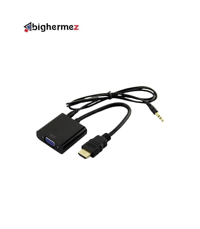 تبدیل تصویر HDMI به VGA کنسولی پی نت به همراه کابل صدا — تصویر ۲