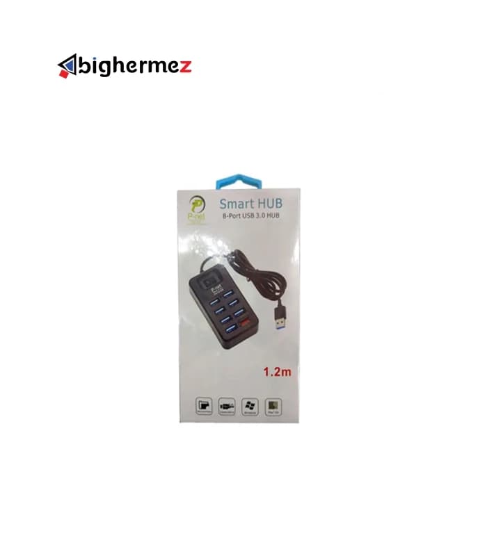 هاب ۸ پورت USB 3.0 پی نت مدل P-251 — تصویر ۳
