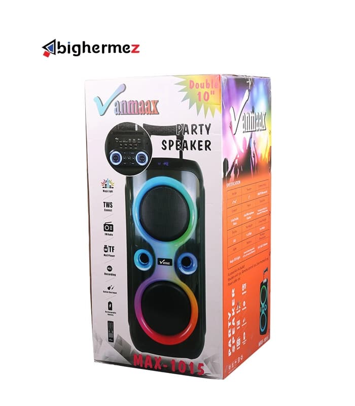 اسپیکر بلوتوث قابل حمل وان مکس مدل MAX-1015 — تصویر ۲