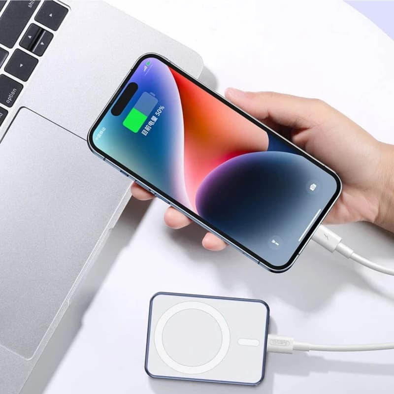 پاوربانک وایرلس برند ریمکس مدل RPP-509 ظرفیت 5000 میلی‌آمپرساعت — تصویر ۷