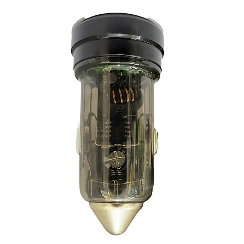 شارژر فندکی شفاف 2پورت 1پورت PD فست 55 وات Q.C3.0 WKN-733 — تصویر ۲