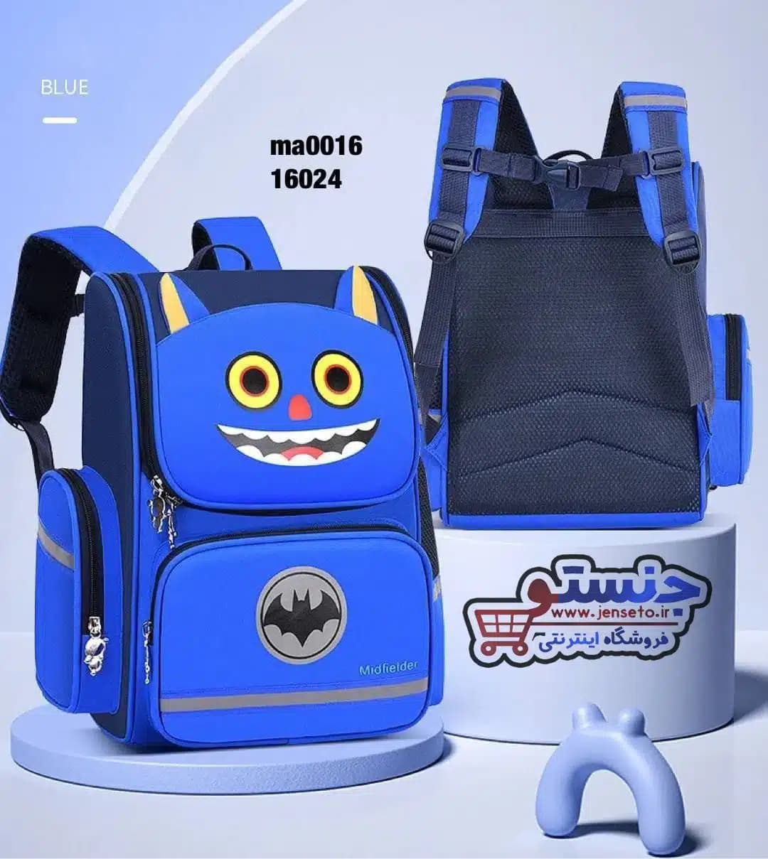 کیف مدرسه پسرانه بت من خارجی وارداتی اورجینال (کوله پشتی پسرانه) batman کد 20235