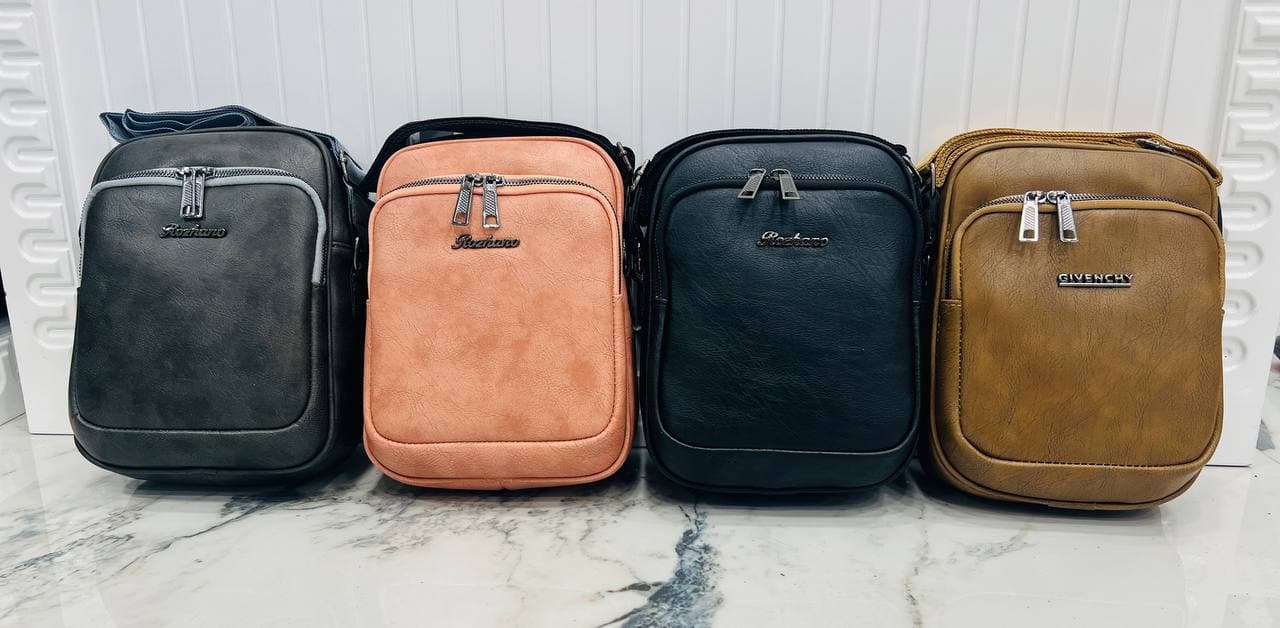 کیف دوشی مردانه چرم BAG MEN کد 322