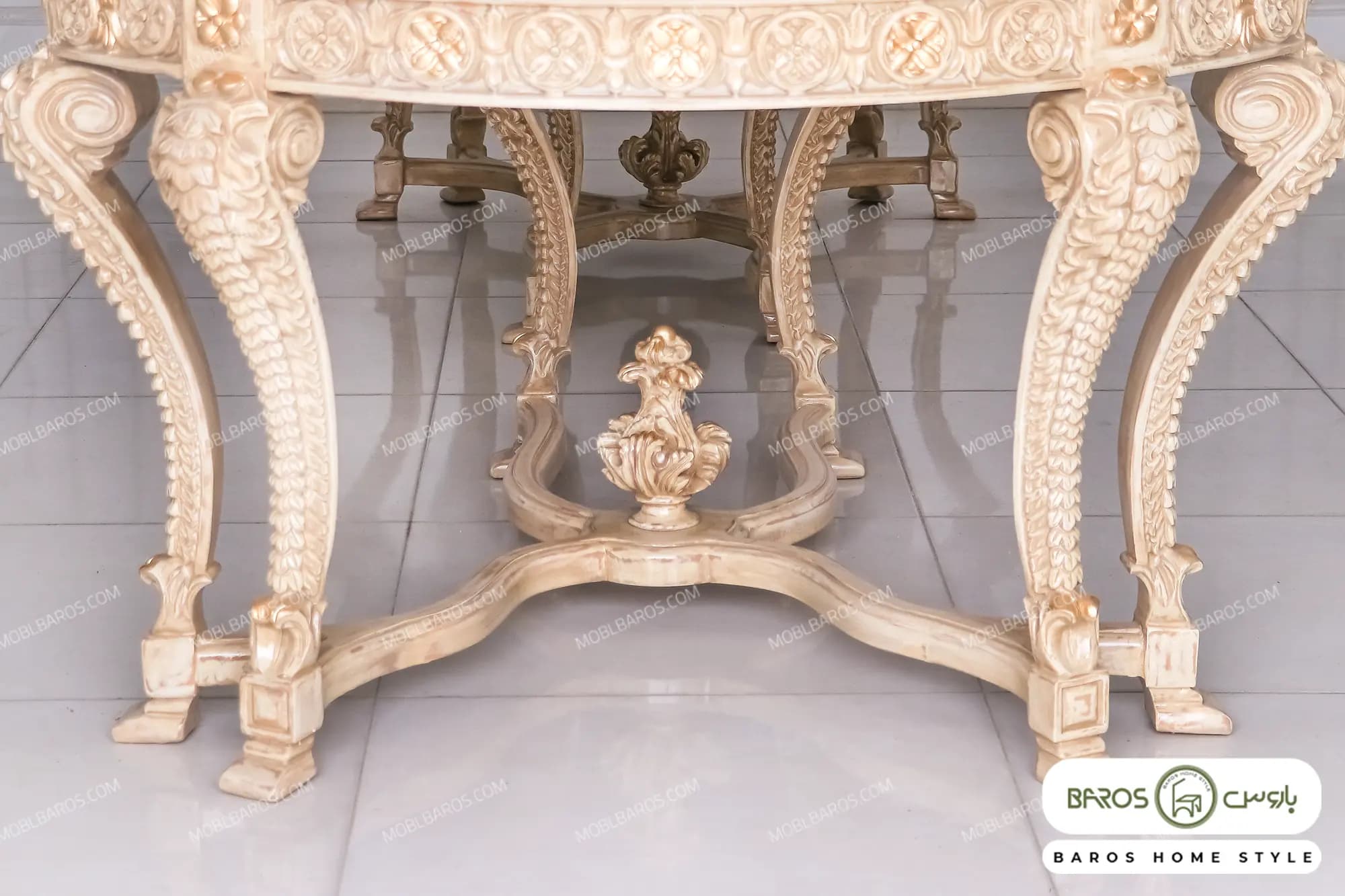 میز ناهارخوری سلطنتی الینا تایپ B — تصویر ۶