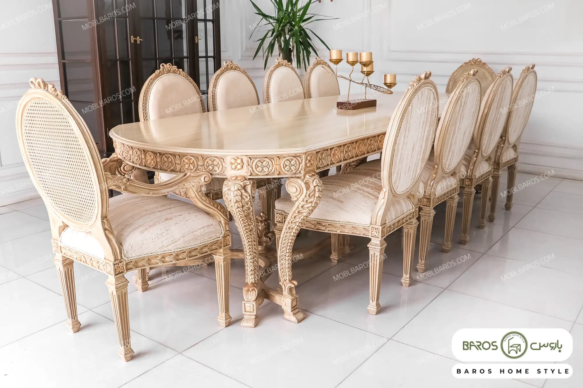 میز ناهارخوری سلطنتی الینا تایپ B