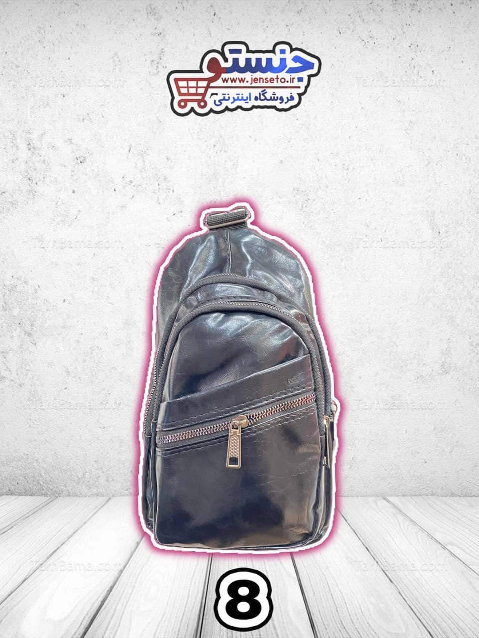 بادی بگ زیپ کج 4 جیب گاند دوزی شده (body bag) کد 2413 — تصویر ۸