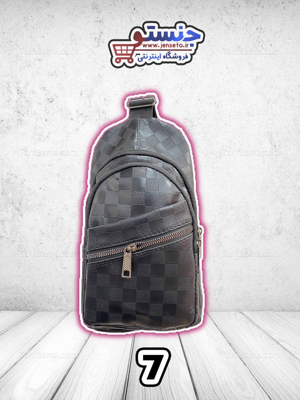 بادی بگ زیپ کج 4 جیب گاند دوزی شده (body bag) کد 2413 — تصویر ۷