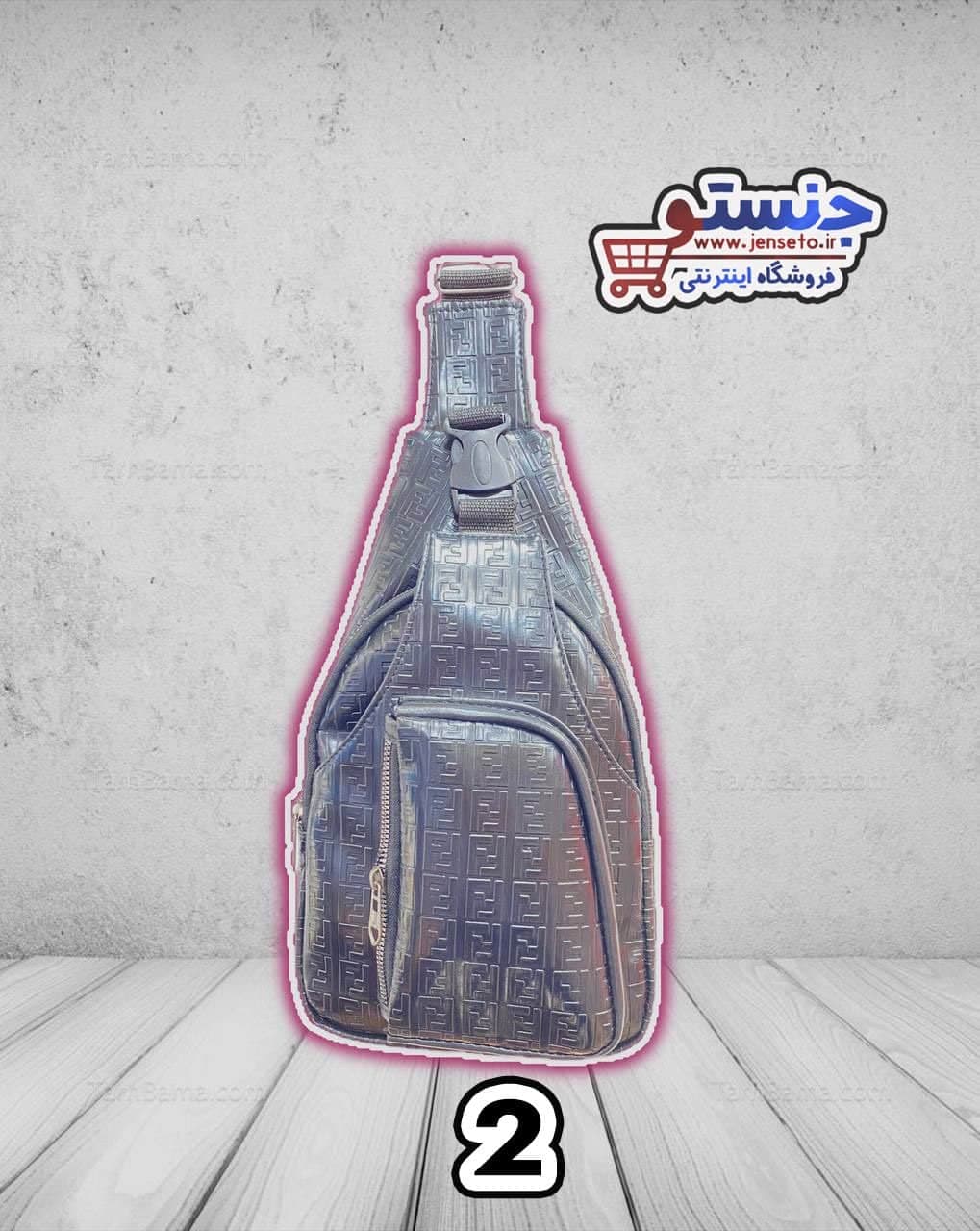 بادی بگ طرح دار تک قفل اسپرت (body bag) کد 11671 — تصویر ۴