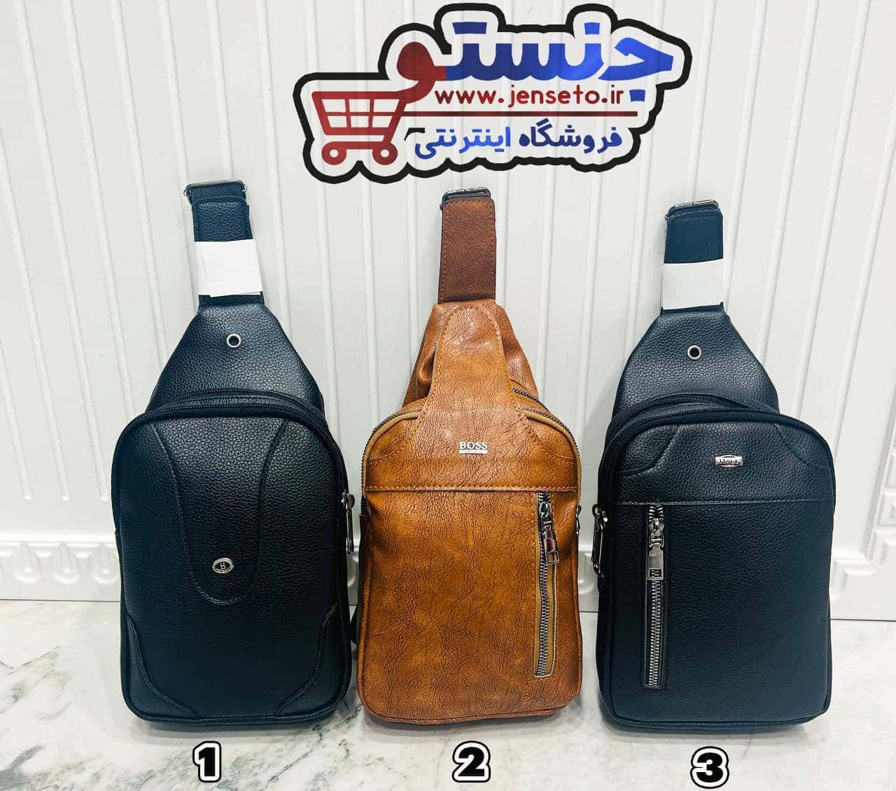 بادی بگ چرم جدید (کوله تکبند) کد 2403