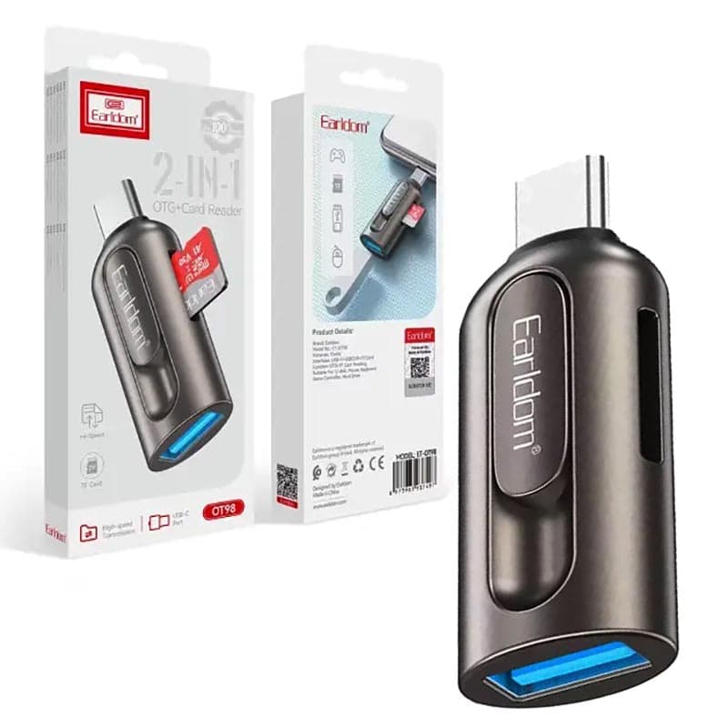 ریدر و OTG Type-c USB3.0 Earldom OT98