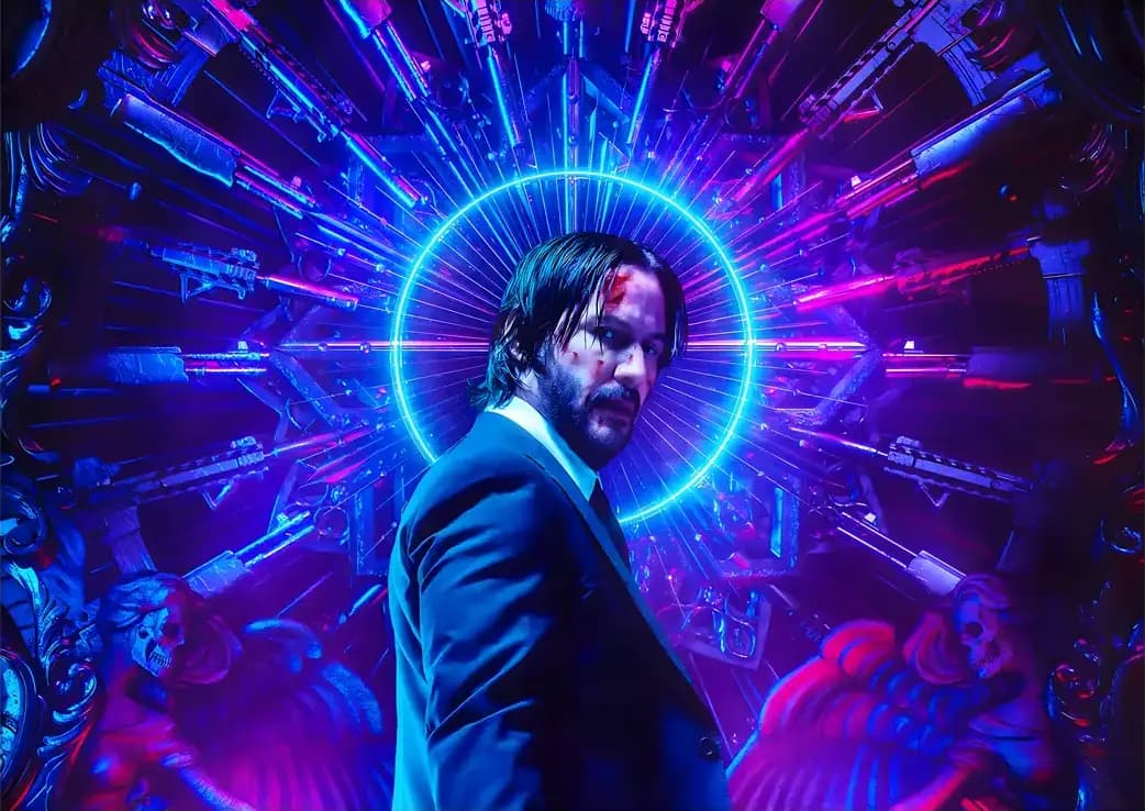 متال پوستر فیلم John Wick کد N001