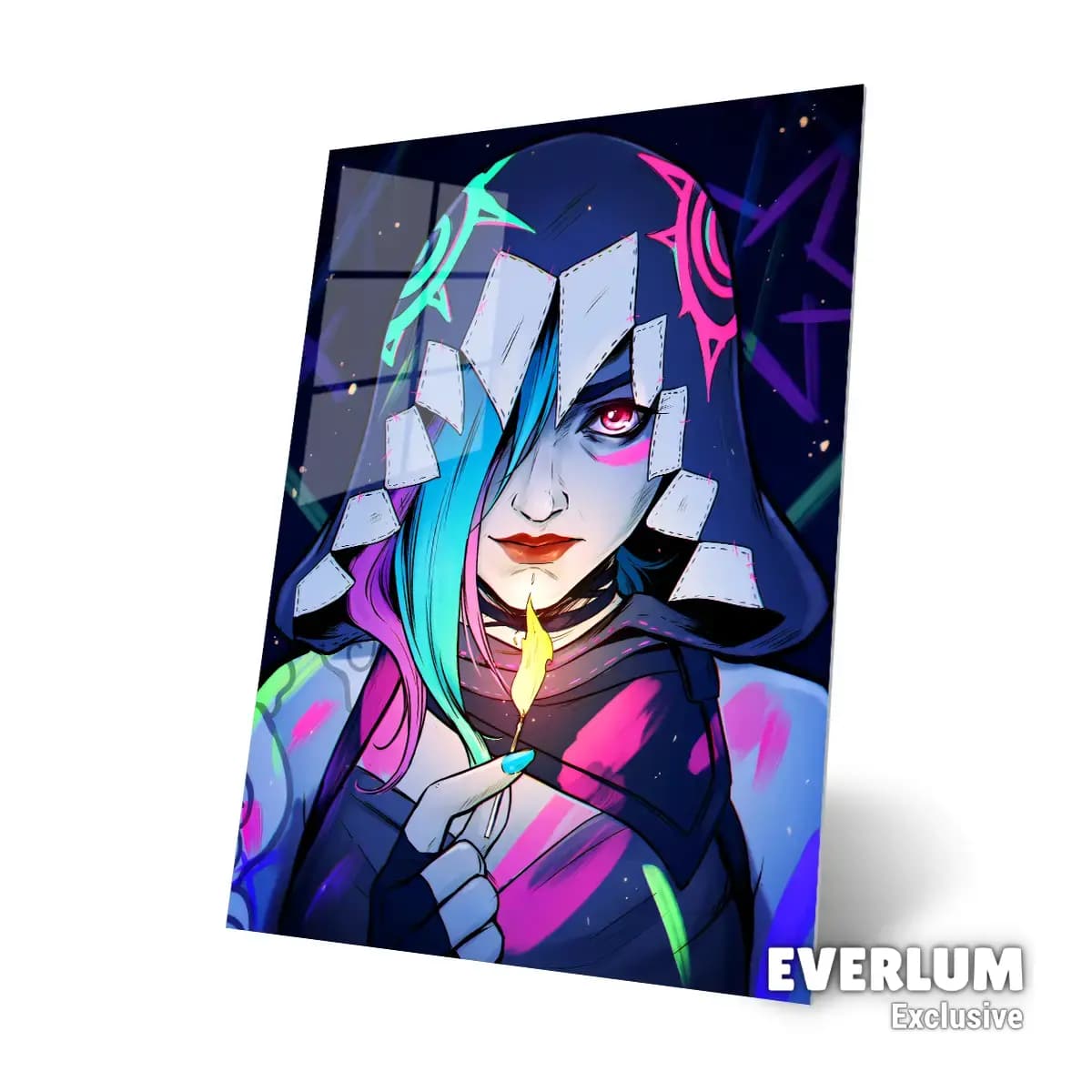 متال پوستر سریال Arcane شخصیت Jinx کد N603 — تصویر ۴