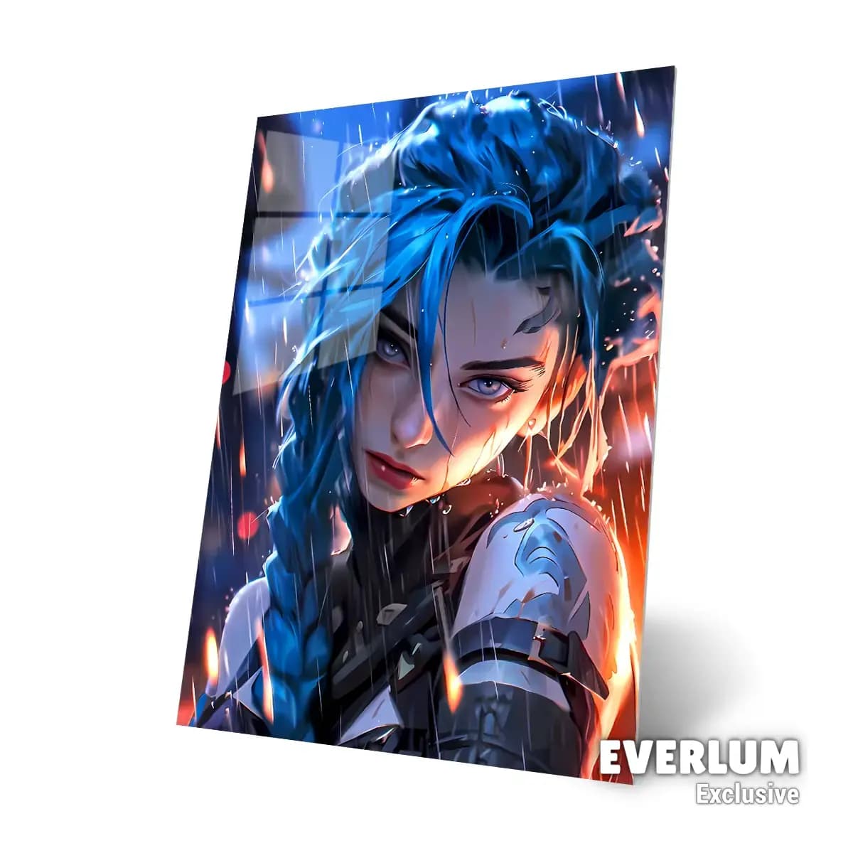 متال پوستر سریال Arcane شخصیت Jinx کد N601 — تصویر ۴