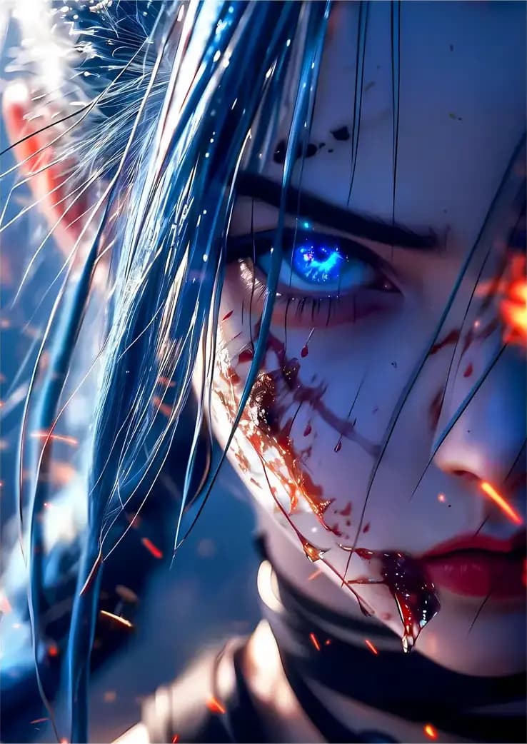 متال پوستر سریال Arcane شخصیت Jinx کد N202